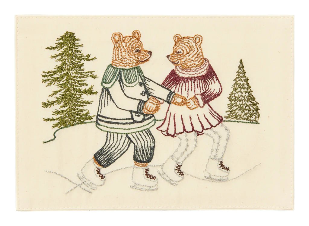 Ice Skaters Card | Coral & Tusk - Bon Ton goods