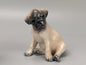 Royal Copenhagen Porcelain Pug | Vintage Danish Dog Figure