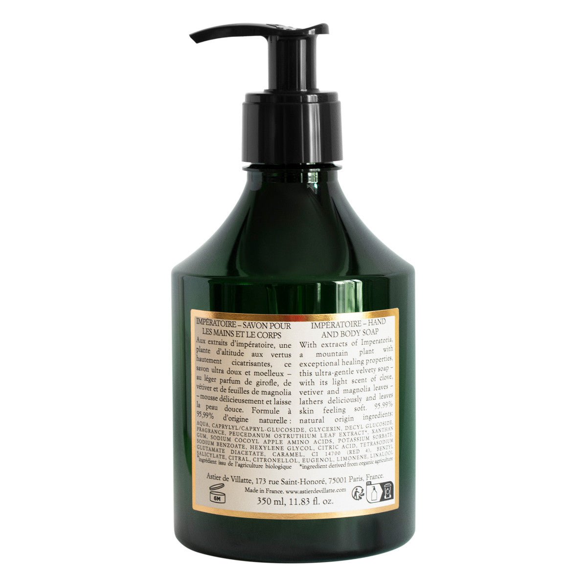 Impératoire Body and Hand Soap | Astier de Villatte - Bon Ton goods