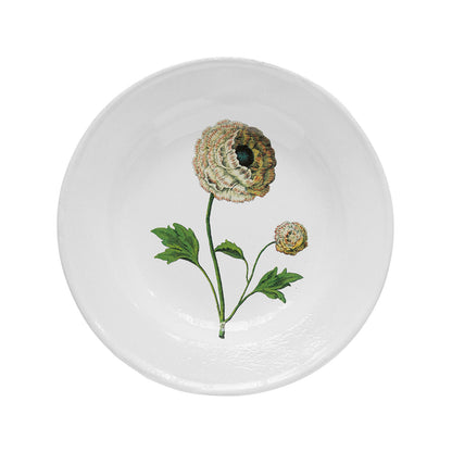 John Derian Indian King Ranculus Soup Plate, set of 6 by Astier de Villatte, official product view