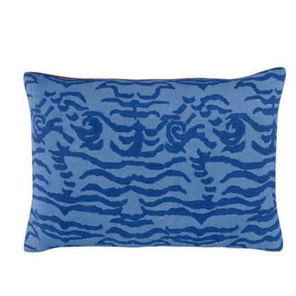 Indian Tiger Red Cushion - Small | Lisa Corti - Bon Ton goods