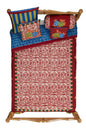 Indian Tiger Red Quilt – 220X270 | Lisa Corti - Bon Ton goods