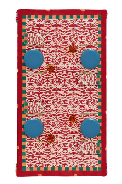Indian Tiger Red Tablecloth – 220X270 | Lisa Corti - Bon Ton goods