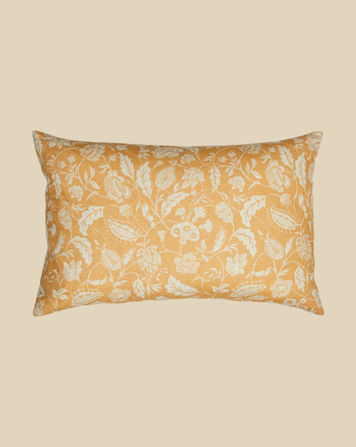 Indienne Cushion | Antoinette Poisson Linen Cushion – Domino Paper Design - Bon Ton goods