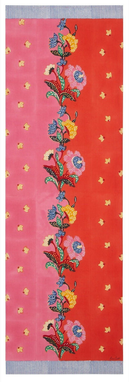 Indonesian Red Rose Runner – 50X150 | Lisa Corti - Bon Ton goods