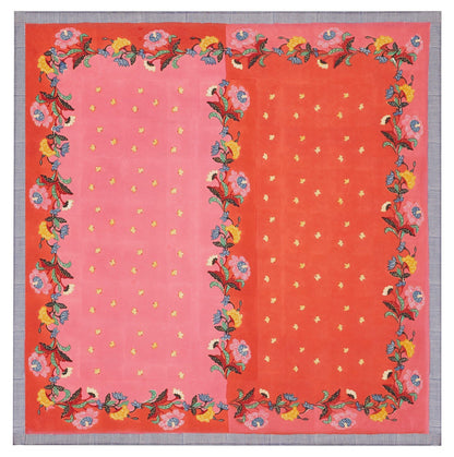 Indonesian Red Rose Tablecloth - 180 x 180 | Lisa Corti - Bon Ton goods