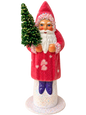 Strawberry Red Santa with Heart Decoration by Ino Schaller, isolated on a transparent background
