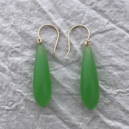 Jadeite Jade Drop Earrings | Mikkel Brøgger - Bon Ton goods