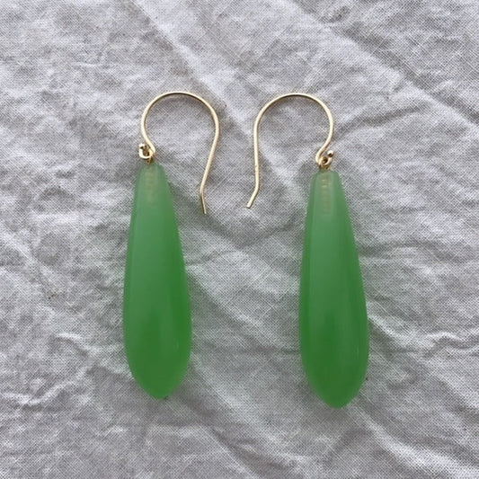 Jadeite Jade Drop Earrings | Mikkel Brøgger - Bon Ton goods