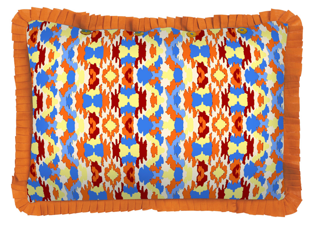 Jaquikat Cobalt Cushion Cover | Lisa Corti - Bon Ton goods
