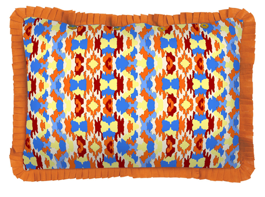Jaquikat Cobalt Cushion Cover | Lisa Corti - Bon Ton goods