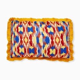 Jaquikat Cobalt Cushion Cover | Lisa Corti - Bon Ton goods