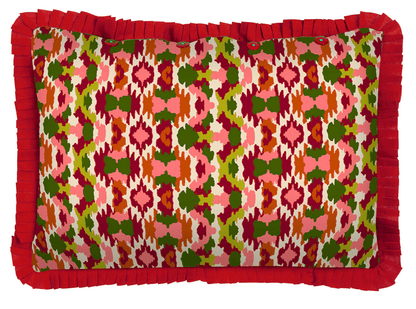 Jaquikat Dark Green Cushion Cover | Lisa Corti - Bon Ton goods