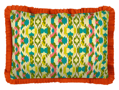 Jaquikat Ferozi Green Cushion Cover | Lisa Corti - Bon Ton goods