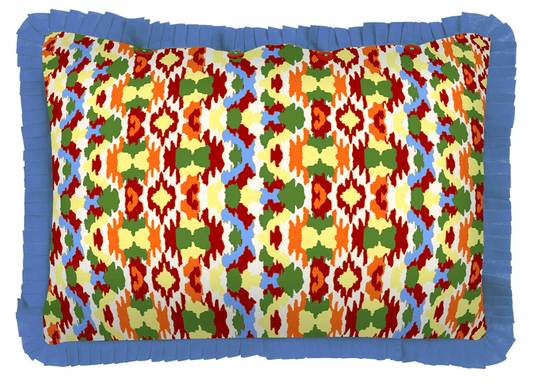 Jaquikat Maroon Cushion Cover | Lisa Corti - Bon Ton goods