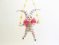 Jester Child Ornament | Vintage by Crystal Spun Cotton Ornament - Bon Ton goods