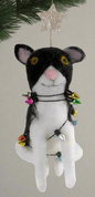 Jingle Cats - Tuxedo with Star | Christmas Ornament - Bon Ton goods