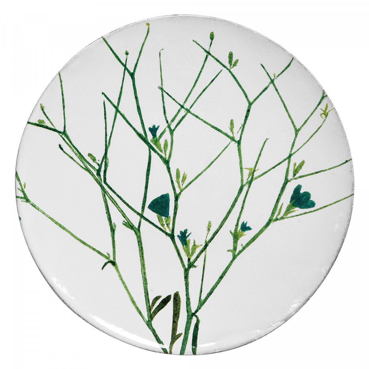 John Derian Medium Cichorium Plate by Astier de Villatte, view 1