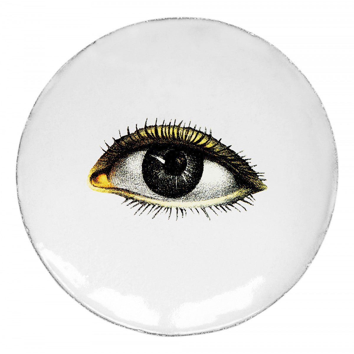 John Derian Small Left Eye Plate by Astier de Villatte, view 1