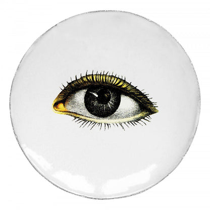 John Derian Small Left Eye Plate by Astier de Villatte, view 1