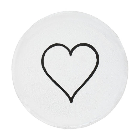 John Derian Small Line Heart Plate | Astier de Villatte: Exclusive Pre-Order Item - Bon Ton goods