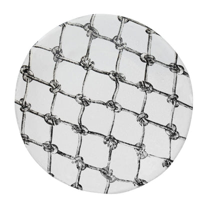 John Derian Small Provincetown Fishnet Plate by Astier de Villatte, view 1
