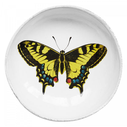 John Derian Small Yellow Butterfly Dish by Astier de Villatte, view 1