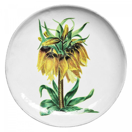 John Derian Yellow Flower Dinner Plate | Astier de Villatte: Exclusive Pre-Order Item - Bon Ton goods