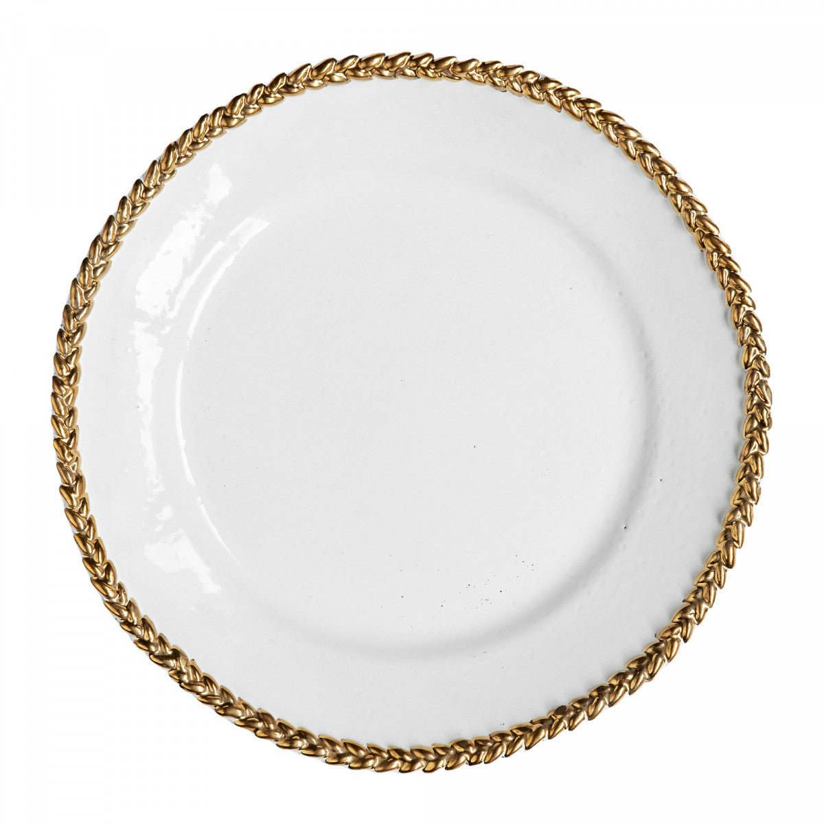 Joséphine Gold Dinner Plate, Set of 6 by Astier de Villatte, view 1