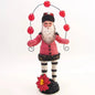 Juggling Santa Figure - Vintage Inspired Spun Cotton | Vintage by Crystal Spun Cotton Ornament - Bon Ton goods