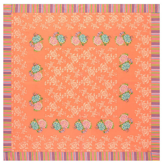 Kandem Queen Peach - Cotton Cloth 180x180 | Lisa Corti - Bon Ton goods