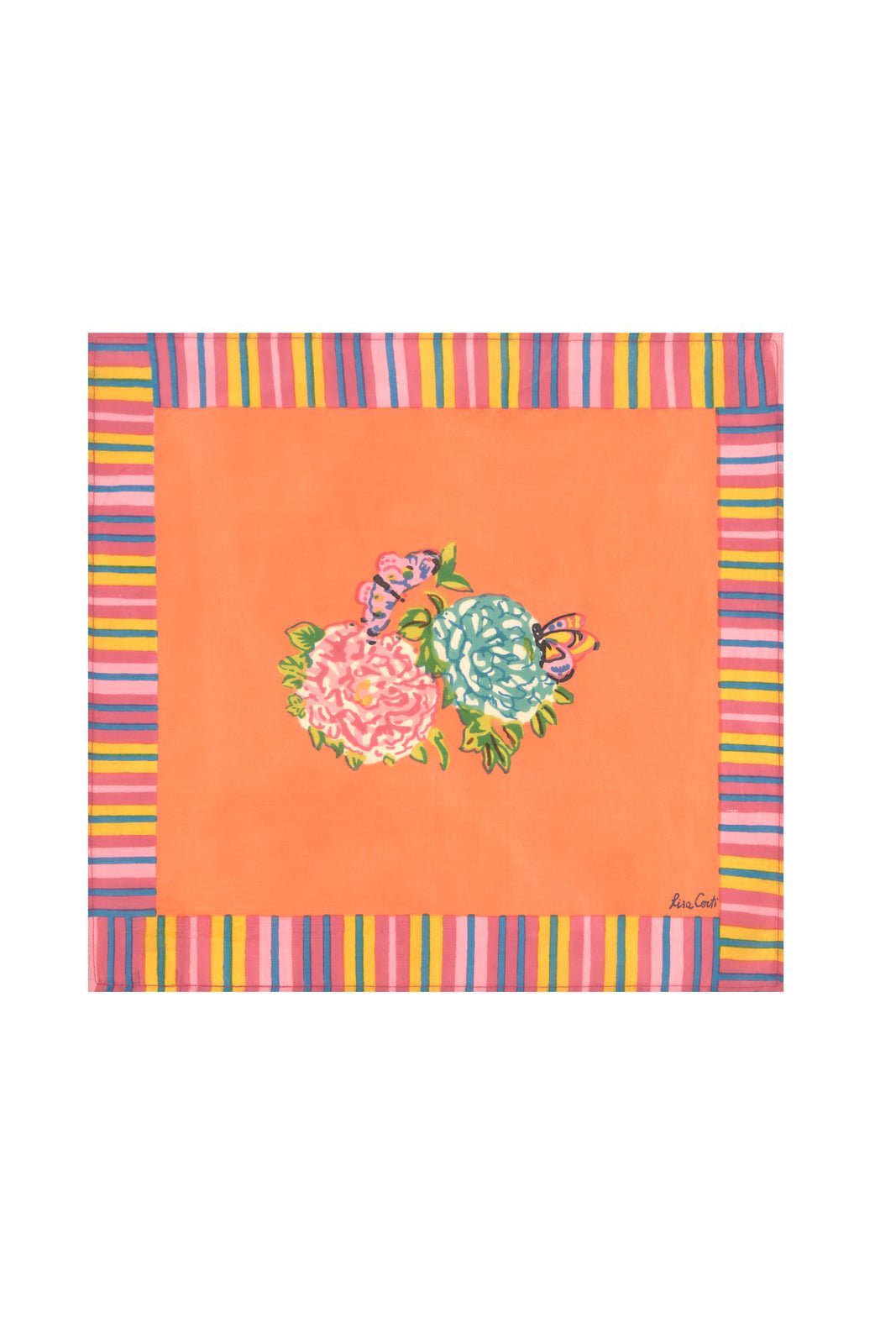 Kandem Queen Peach Napkins | Lisa Corti - Bon Ton goods