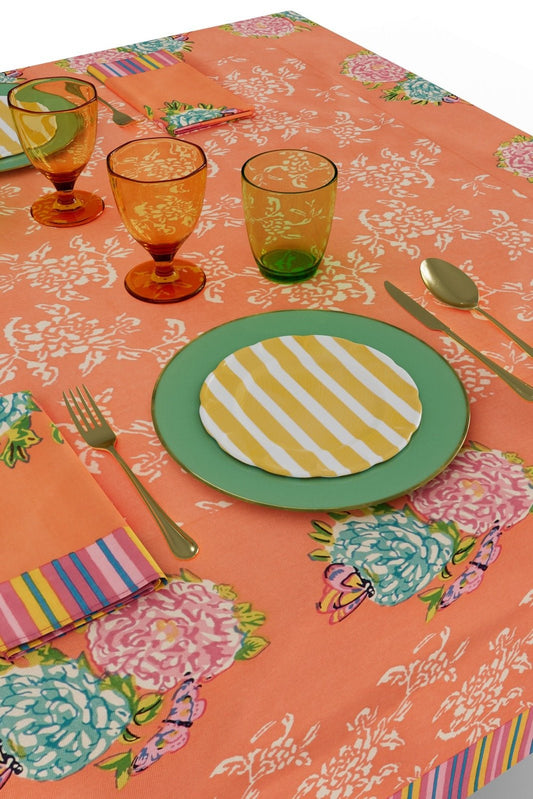 Kandem Queen Peach Napkins | Lisa Corti - Bon Ton goods