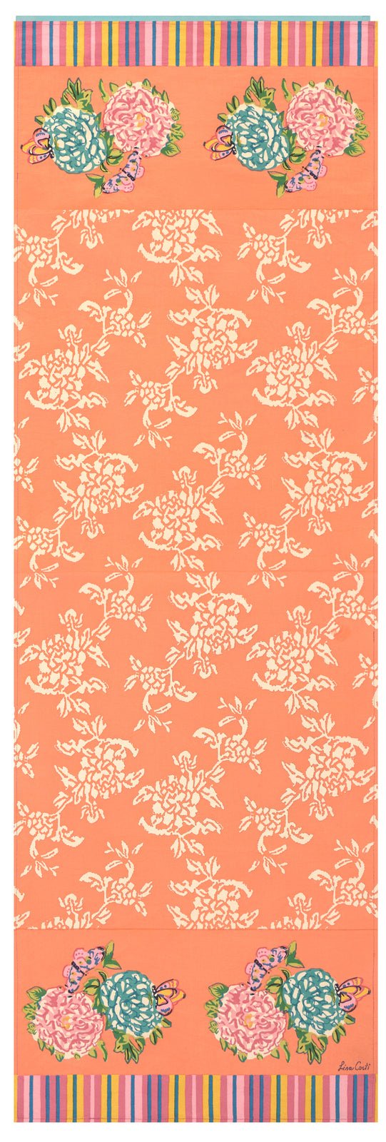 Kandem Queen Peach - Table Runner | Lisa Corti - Bon Ton goods