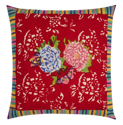 Kandem Queen Red Pillow Cushion Cover 60x60 | Lisa Corti - Bon Ton goods
