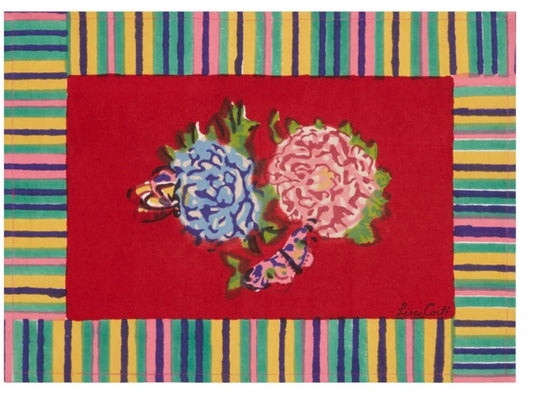 Kandem Queen Red - Placemat | Lisa Corti - Bon Ton goods