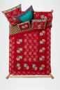 Kandem Queen Red - Reversible Quilt 220 x 270 | Lisa Corti - Bon Ton goods
