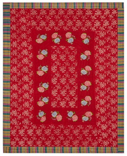 Kandem Queen Red - Reversible Quilt 220 x 270 | Lisa Corti - Bon Ton goods