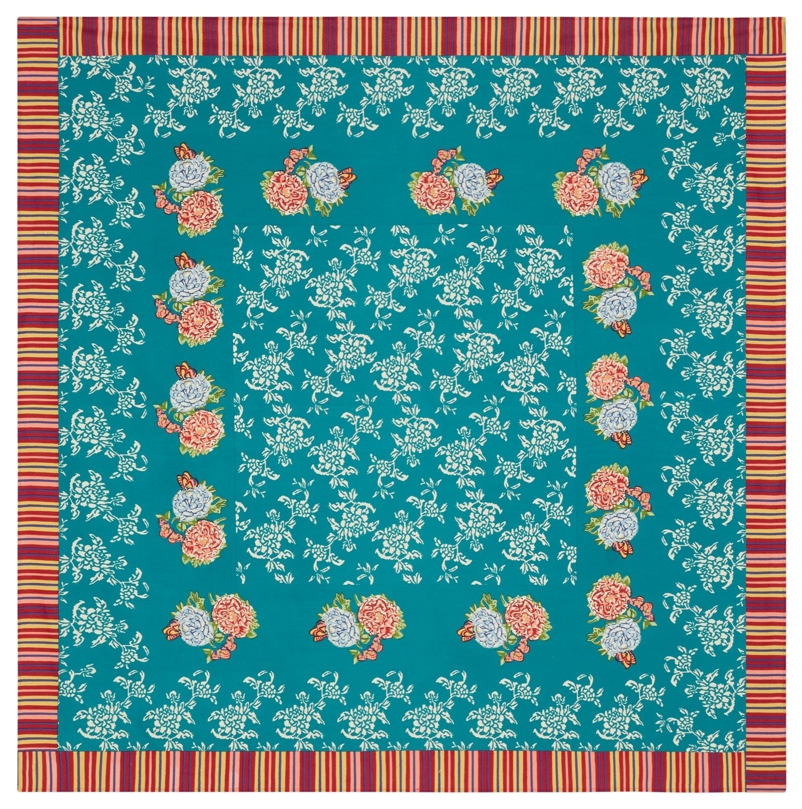 Kandem Queen Sea Green - Cotton Cloth 180x180 | Lisa Corti - Bon Ton goods
