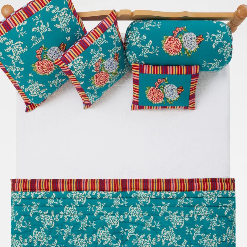 Kandem Queen Sea Green Cushion Cover 45x45 | Lisa Corti - Bon Ton goods