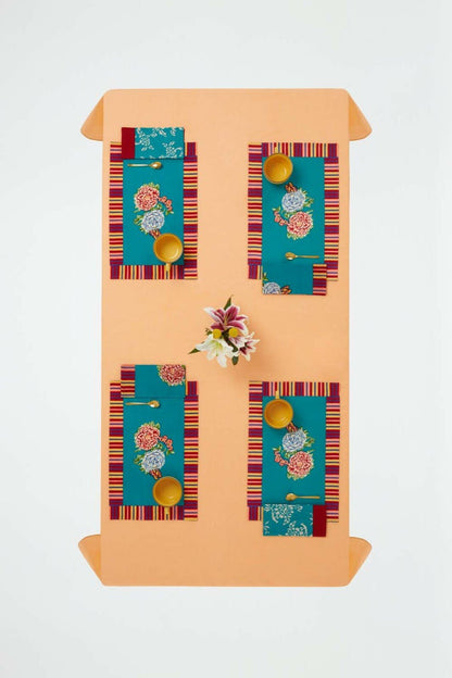 Kandem Queen Sea Green Napkins | Lisa Corti - Bon Ton goods