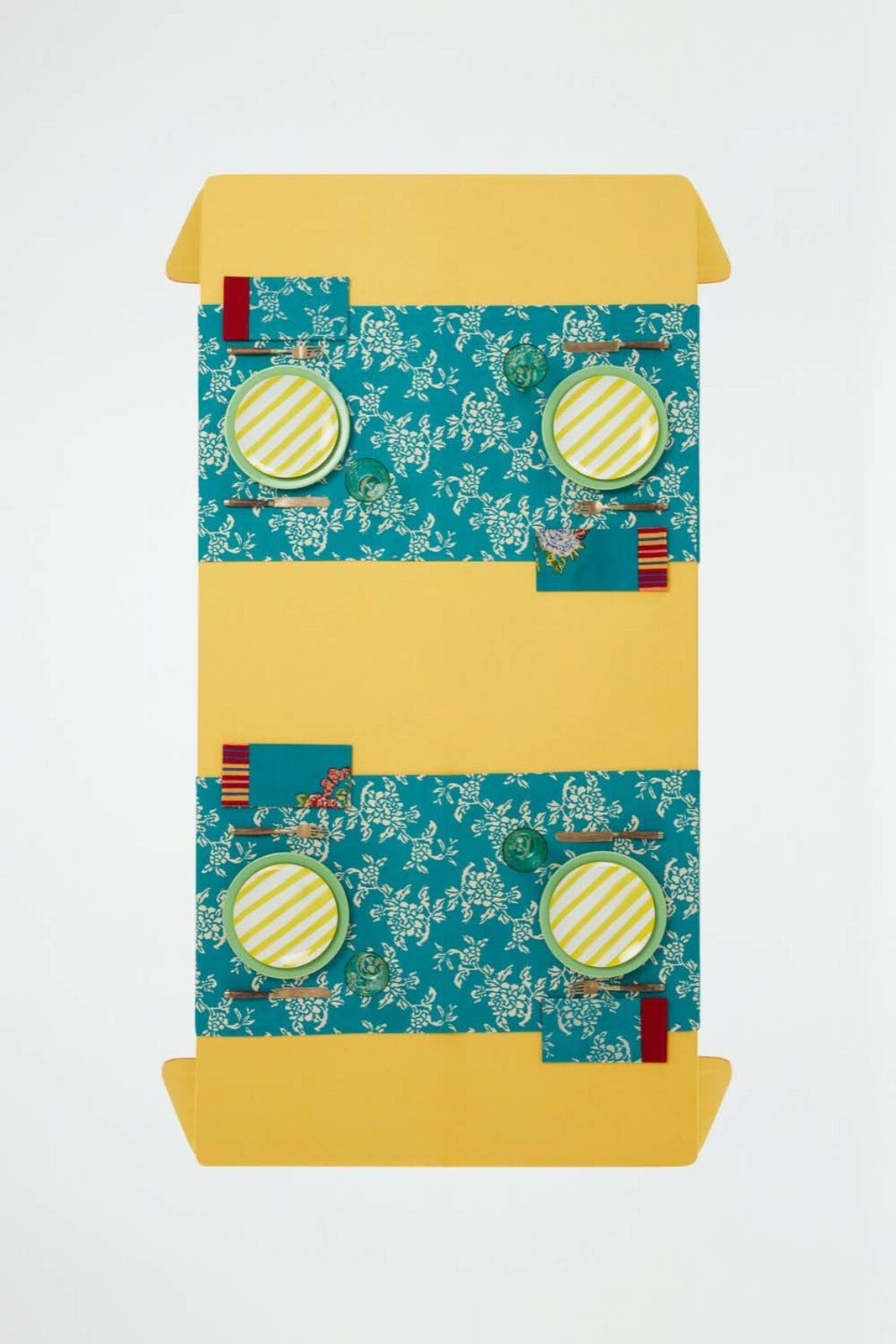 Kandem Queen Sea Green - Table Runner | Lisa Corti - Bon Ton goods