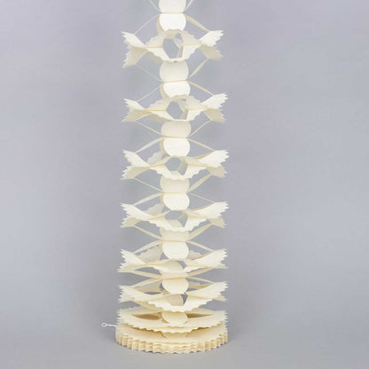 KATHMANDU Garland, White | Christmas Ornament - Bon Ton goods