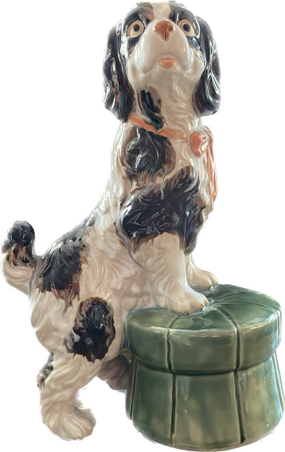 King Charles on a Poof - Bon Ton goods