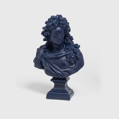 King Louis XIV of France Bust Navy | Trudon - Bon Ton goods