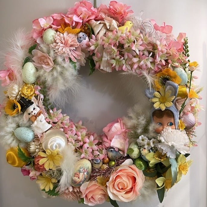 Kitsch Grand Easter Wreath - Bon Ton goods