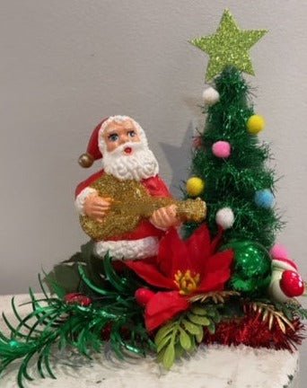 Kitsch Santa with Christmas Tree - Bon Ton goods
