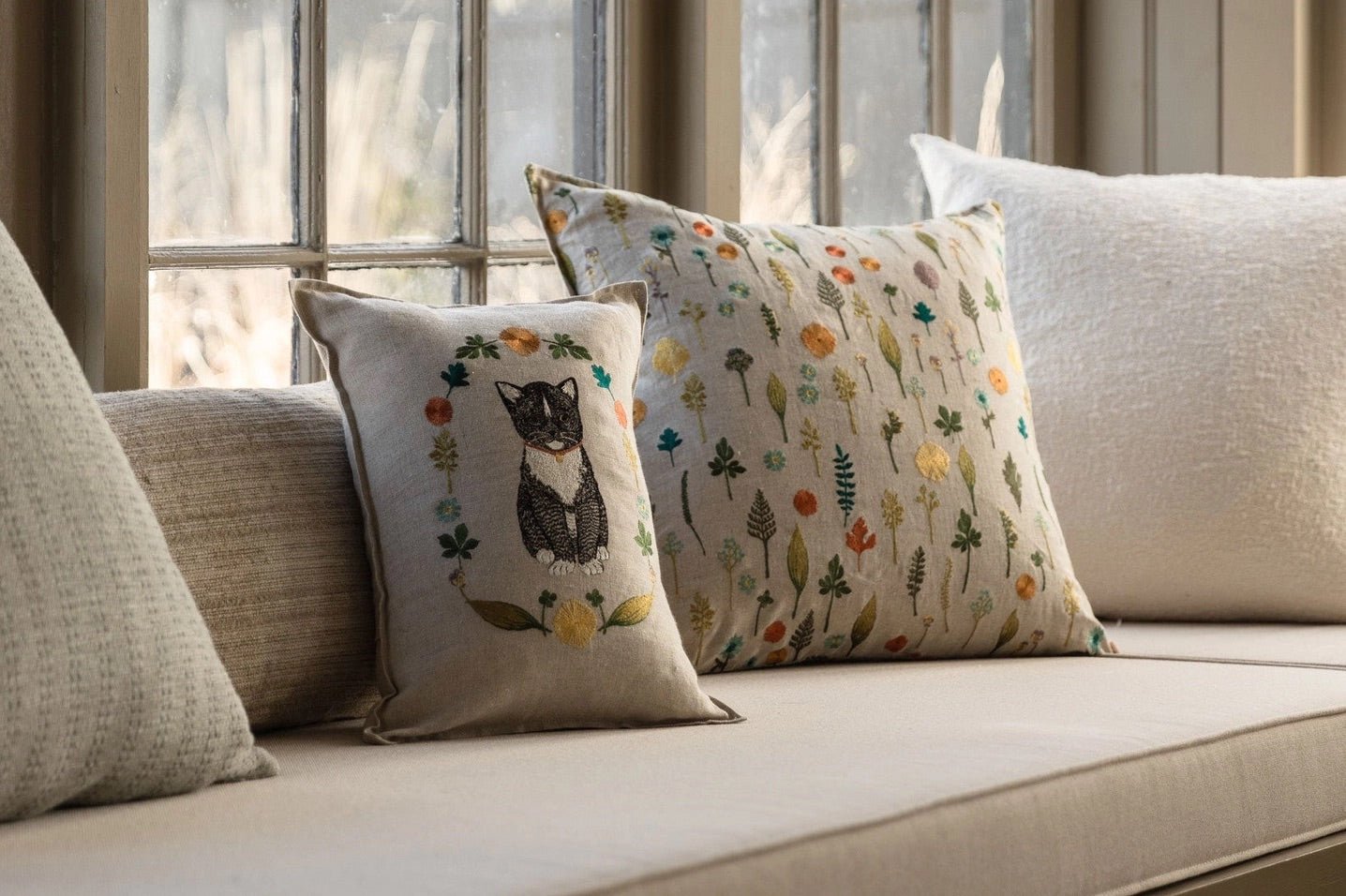 Kitten Cameo Pillow | Coral & Tusk - Bon Ton goods