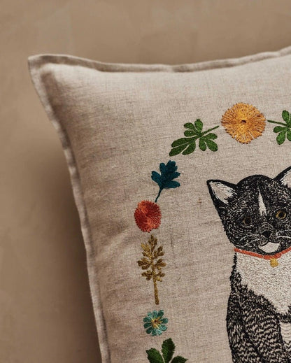 Kitten Cameo Pillow | Coral & Tusk - Bon Ton goods