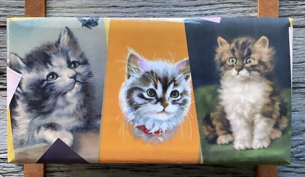 KITTY CAT DECOUPAGE BOX #1 - Large - Bon Ton goods